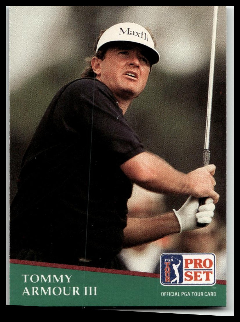Golf Singles 1991 Pro Set PGA Tour #180 Tommy Armour III