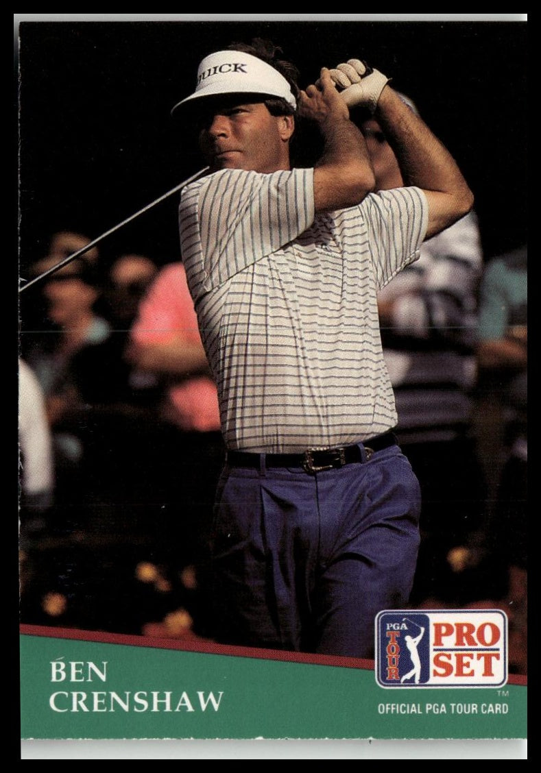 Golf Singles 1991 Pro Set PGA Tour #78 Ben Crenshaw