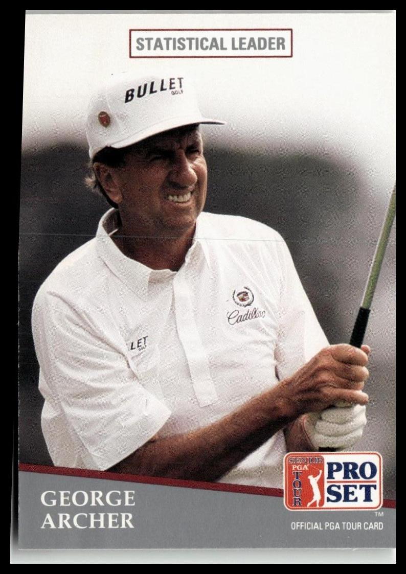 Golf Singles 1991 Pro Set PGA Tour [281 George Archer