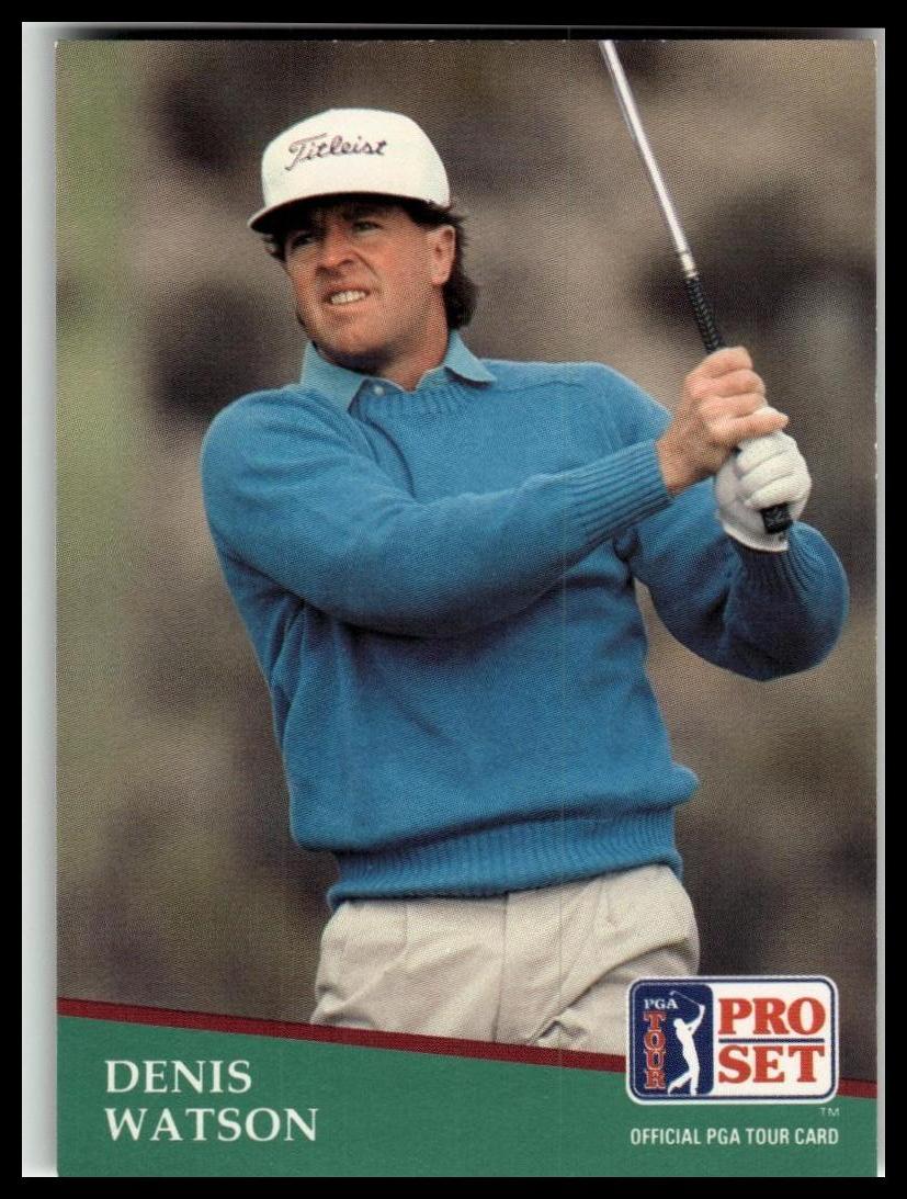 Golf Singles 1991 Pro Set PGA Tour #63 Denis Watson