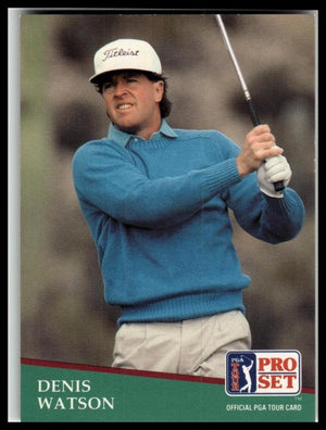 Golf Singles 1991 Pro Set PGA Tour #63 Denis Watson