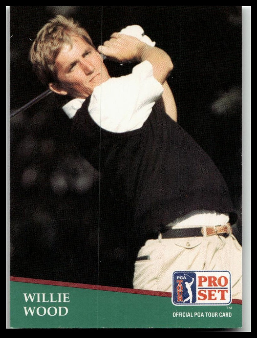 Golf Singles 1991 Pro Set PGA Tour #4 Willie Wood