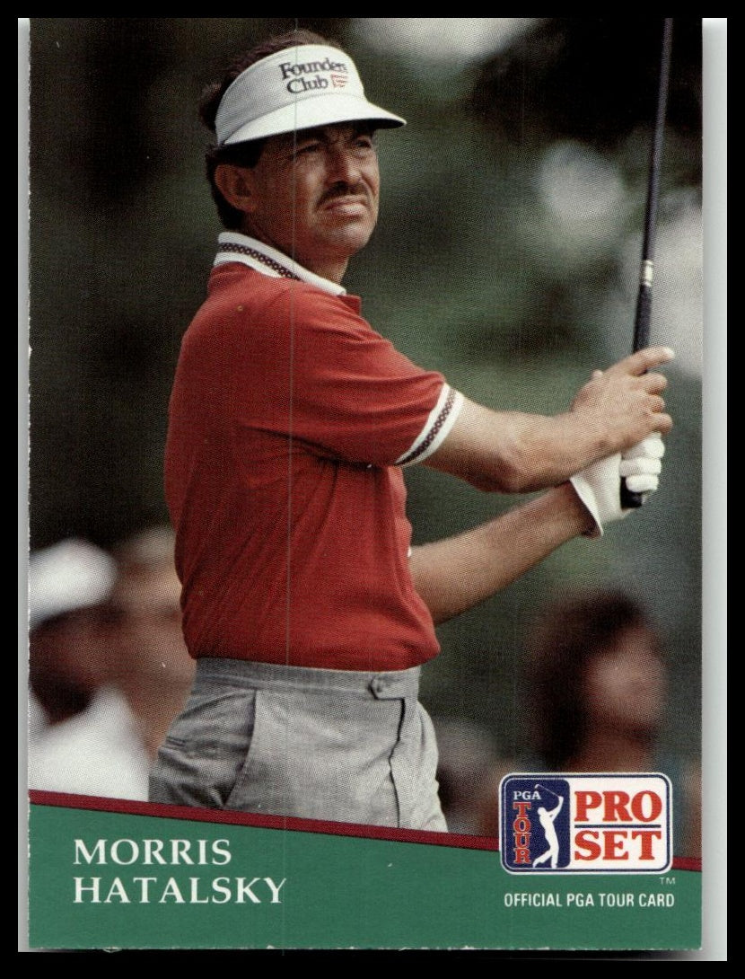 Golf Singles 1991 Pro Set PGA Tour #59 Morris Hatalsky
