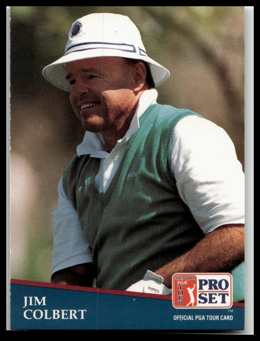 Golf Singles 1991 Pro Set PGA Tour #208 Jim Colbert