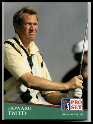 Golf Singles 1991 Pro Set PGA Tour [182 Howard Twitty