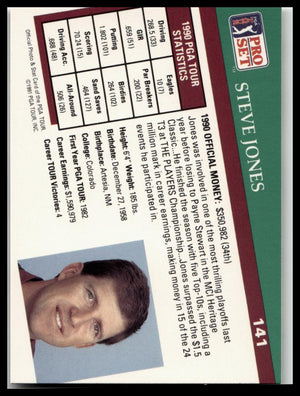 Golf Singles 1991 Pro Set PGA Tour [141 Steve Jones