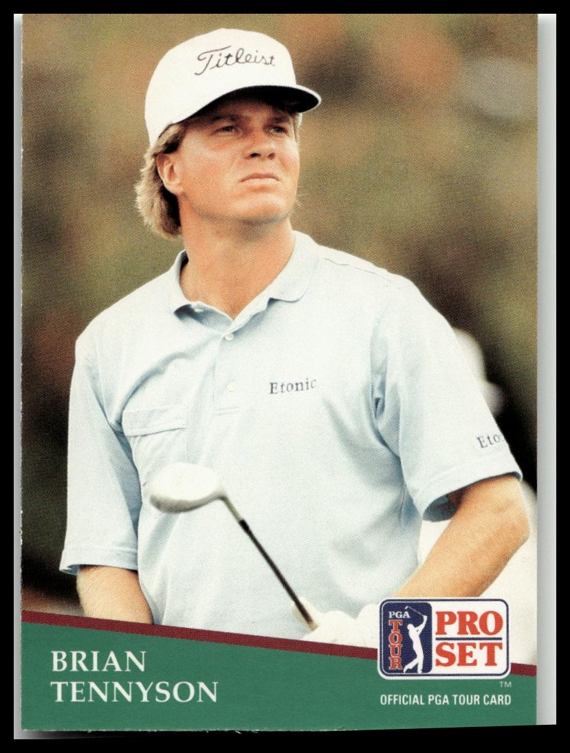 Golf Singles 1991 Pro Set PGA Tour #48 Brian Tennyson