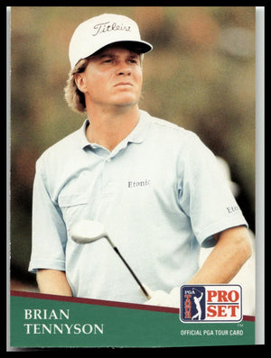 Golf Singles 1991 Pro Set PGA Tour #48 Brian Tennyson