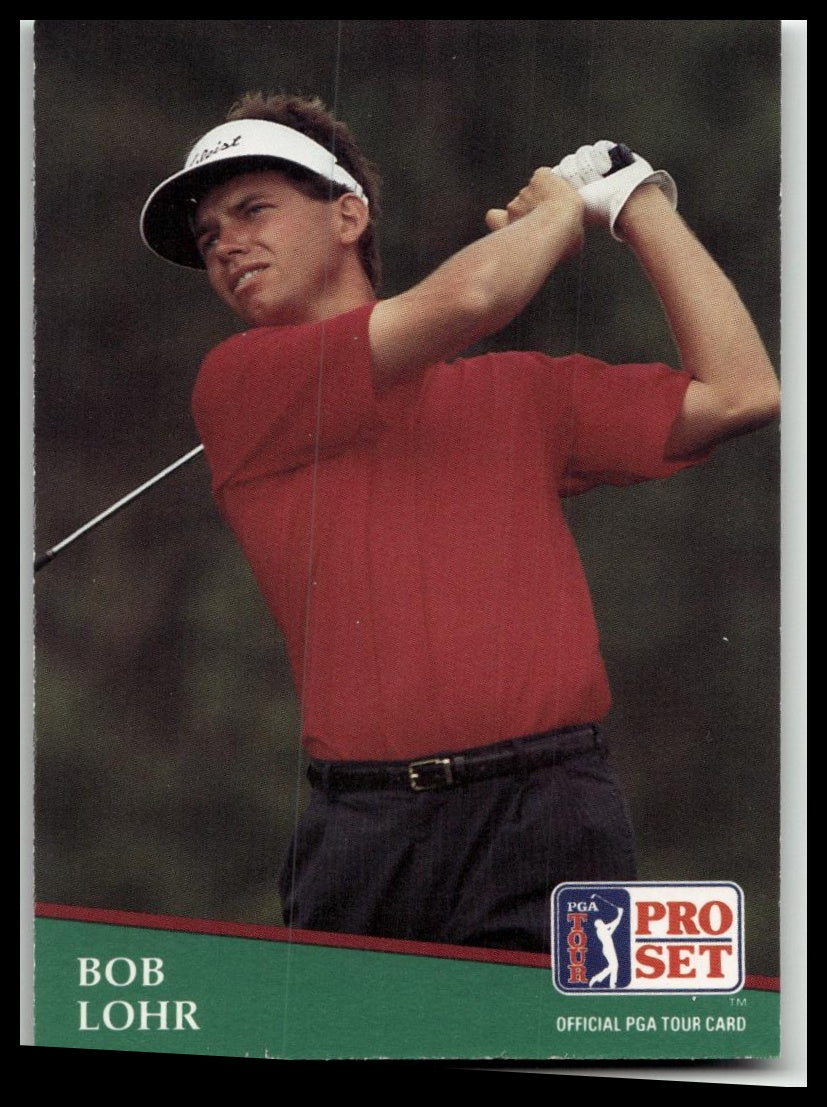 Golf Singles 1991 Pro Set PGA Tour #136 Bob Lohr