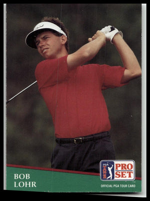 Golf Singles 1991 Pro Set PGA Tour #136 Bob Lohr