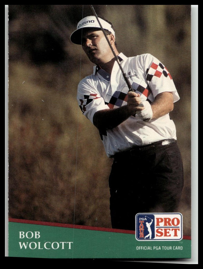 Golf Singles 1991 Pro Set PGA Tour #179 Bob Wolcott