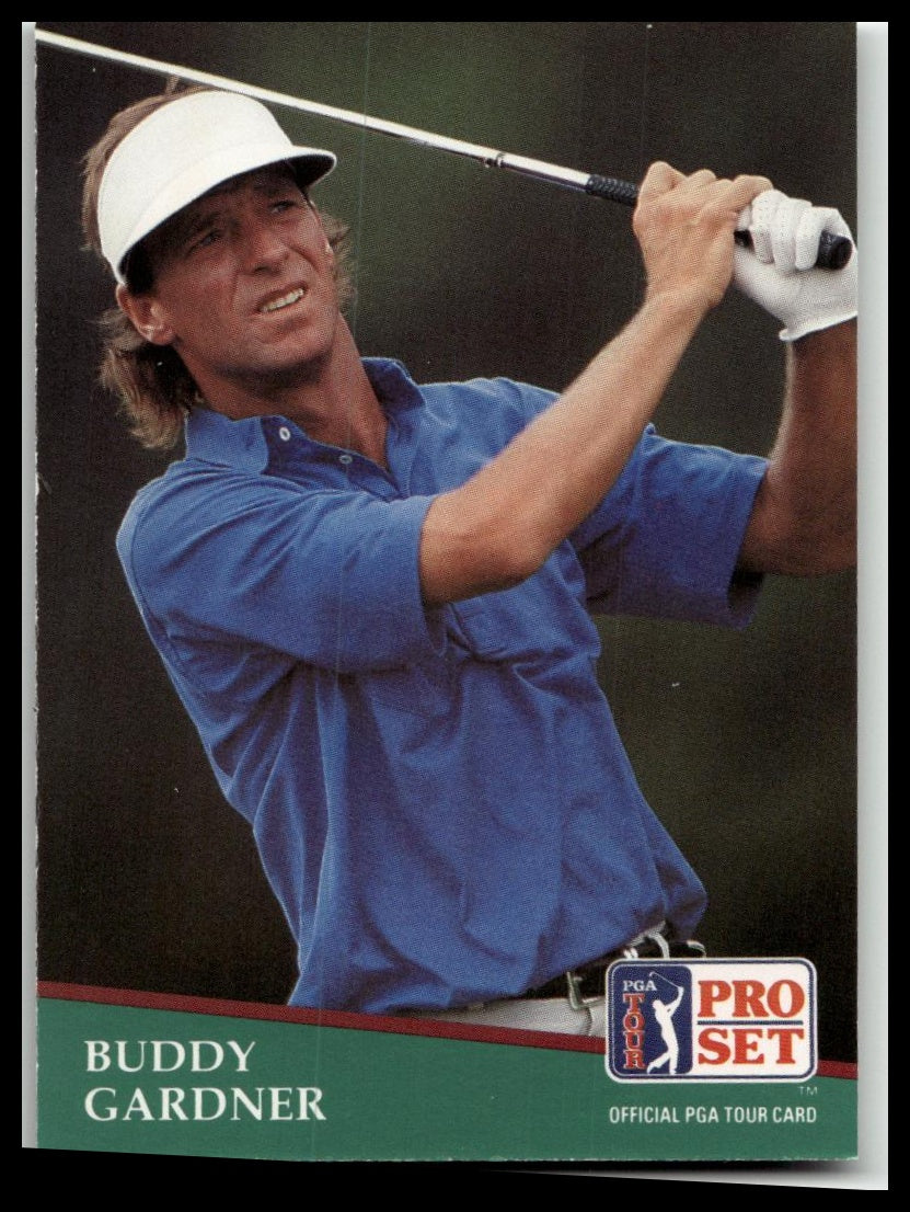 Golf Singles 1991 Pro Set PGA Tour #94 Buddy Gardner