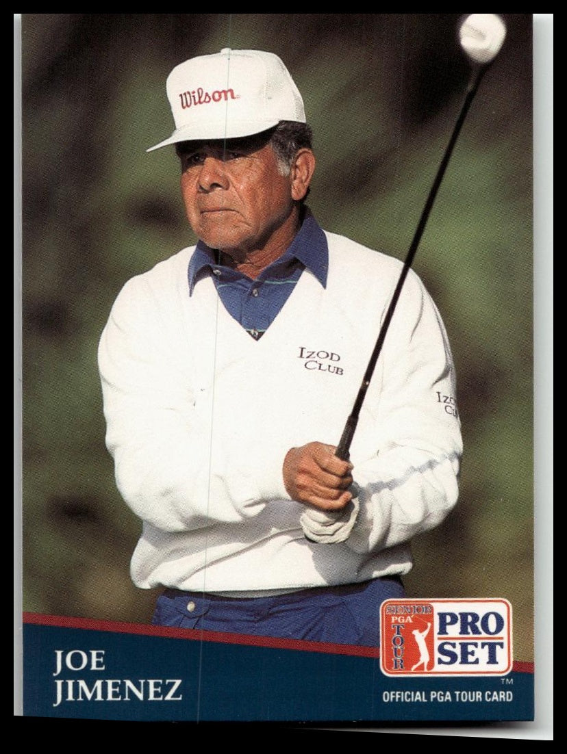 Golf Singles 1991 Pro Set PGA Tour #209 Joe Jimenez