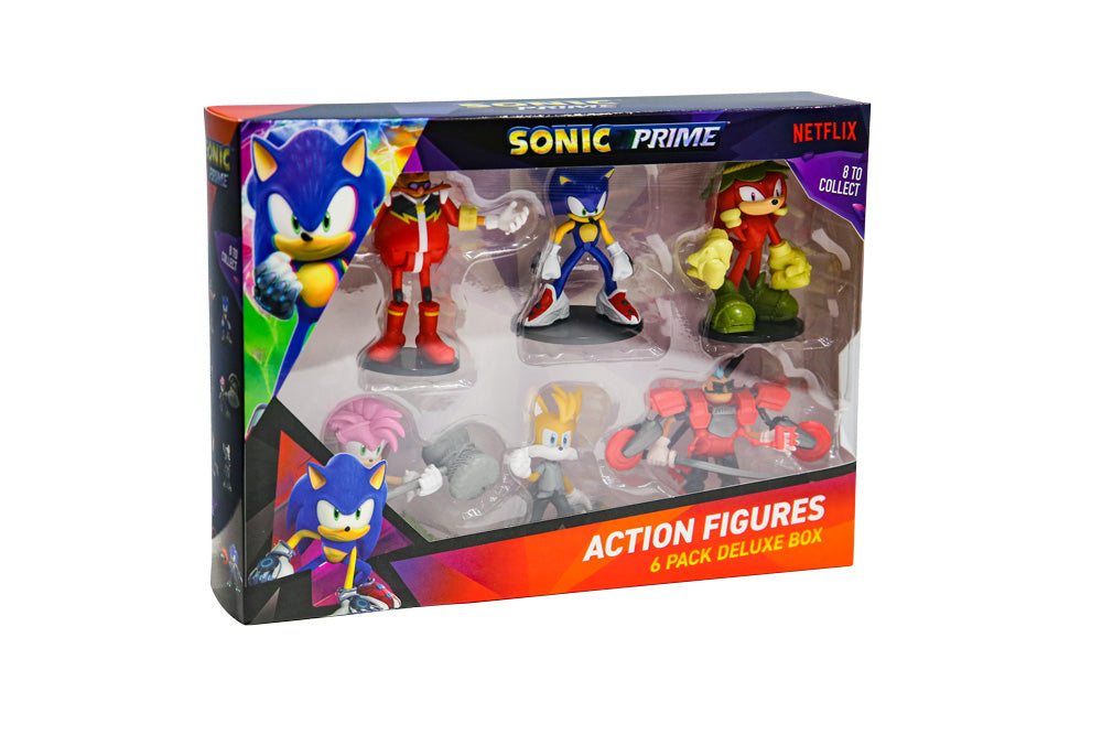 Sonic Prime Action Figures 6-Pack Set
