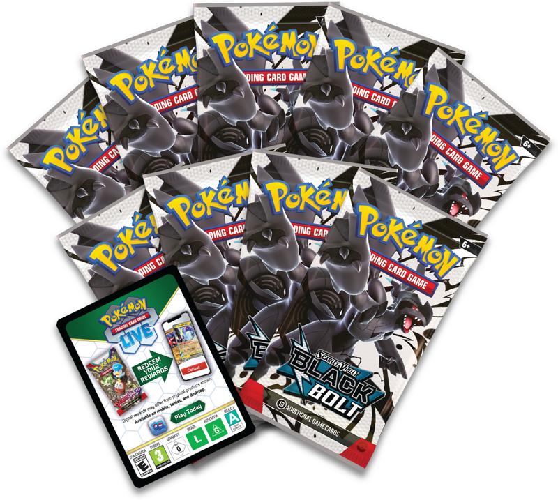 Pokemon TCG: Scarlet & Violet 10.5 - Black Bolt - Elite Trainer Box Zekrom