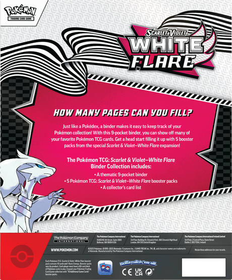 Pokemon TCG: Scarlet & Violet 10.5 - White Flare - Binder Collection Reshiram