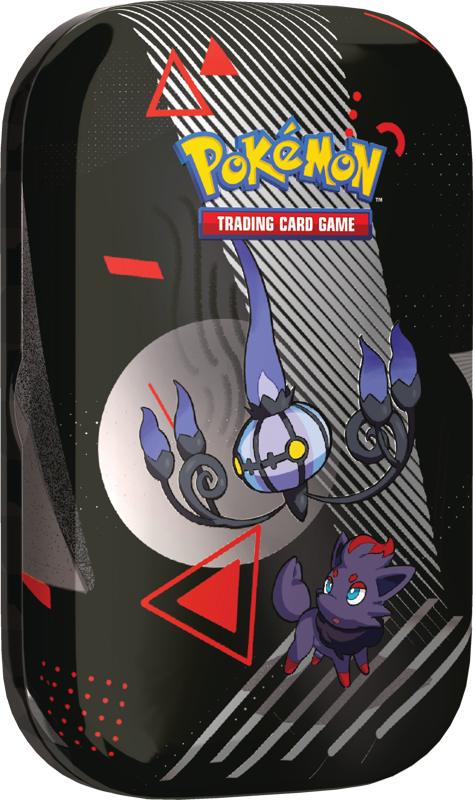 Pokemon TCG: Scarlet & Violet 10.5 - Black Bolt & White Flare - Unova Mini Tin Chandelure & Zorua