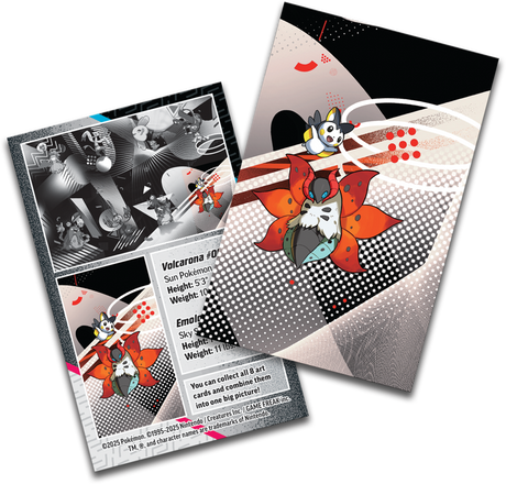 Pokemon TCG: Scarlet & Violet 10.5 - Black Bolt & White Flare - Unova Mini Tin Volcarona & Emolga