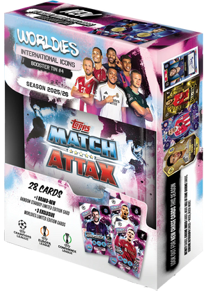 Match Attax - Worldies 25/26 Booster Tin 4: International Icons