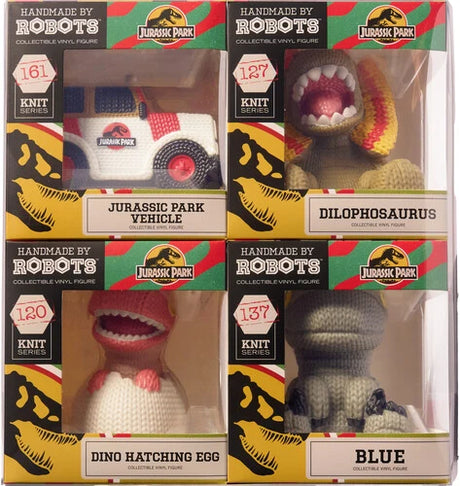 Jurassic Park 4 Pack Vinyl Figure from Handmade By Robots