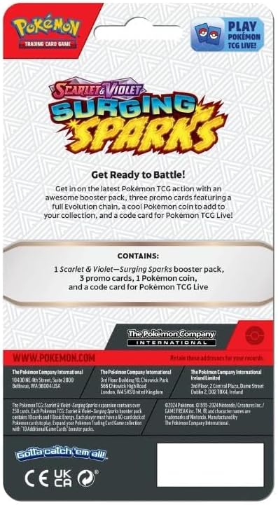 Pokemon TCG: Scarlet & Violet 8 - Surging Sparks - Premium Checklane