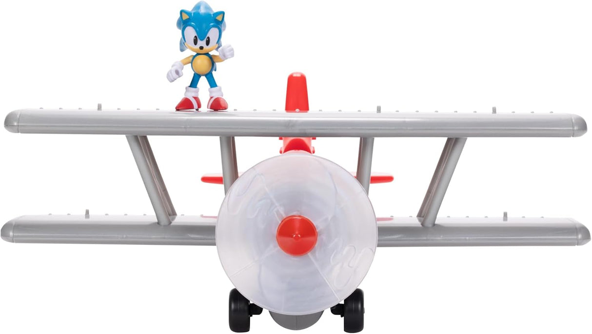 Sonic The Hedgehog Tornado Biplane Playset with 2.5" Sonic Action Figure