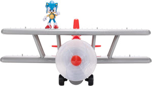 Sonic The Hedgehog Tornado Biplane Playset with 2.5" Sonic Action Figure