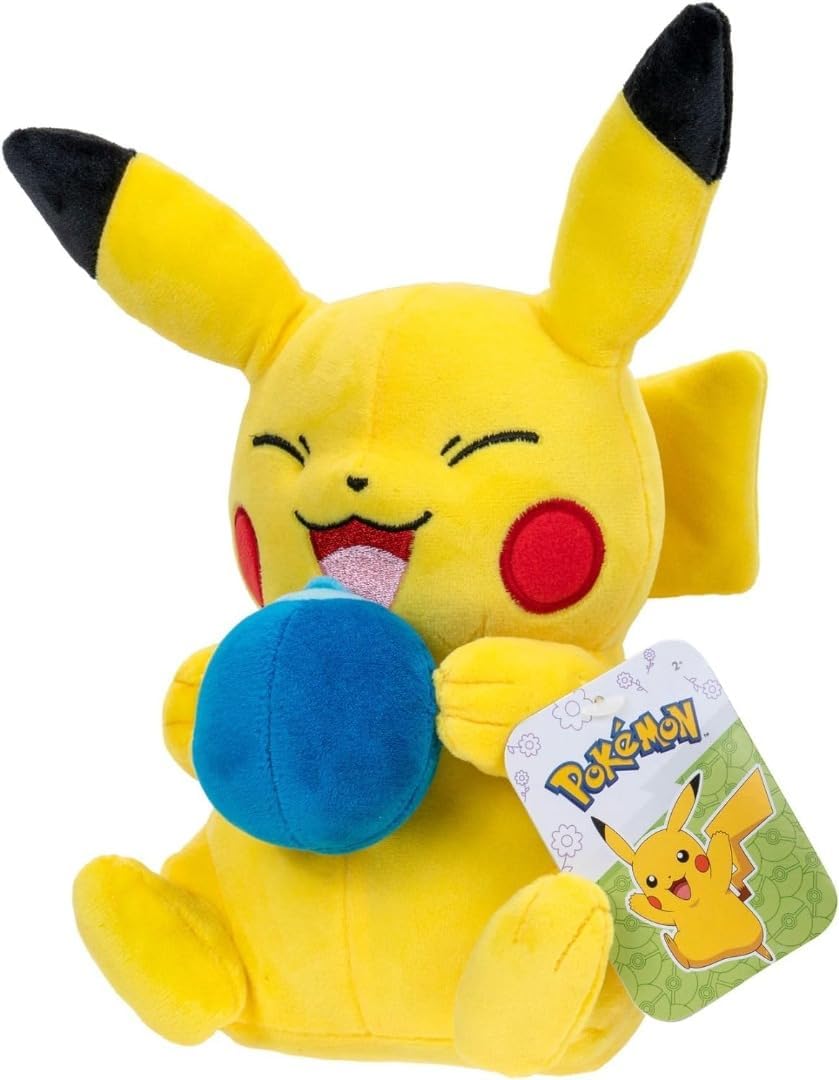 Pokemon 8" Pikachu Plush with Oran Berry