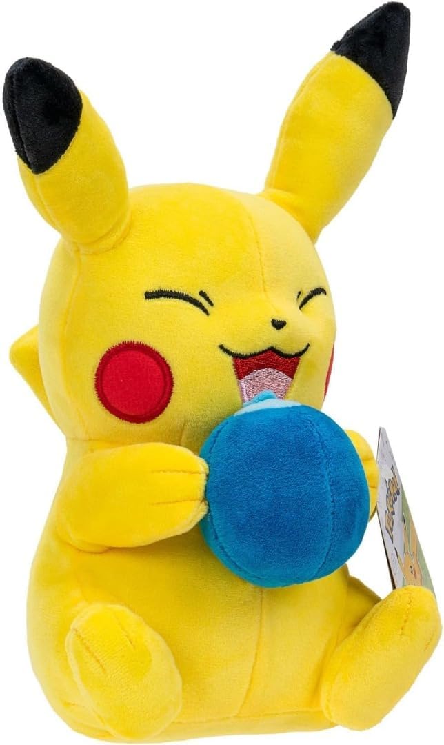 Pokemon 8" Pikachu Plush with Oran Berry