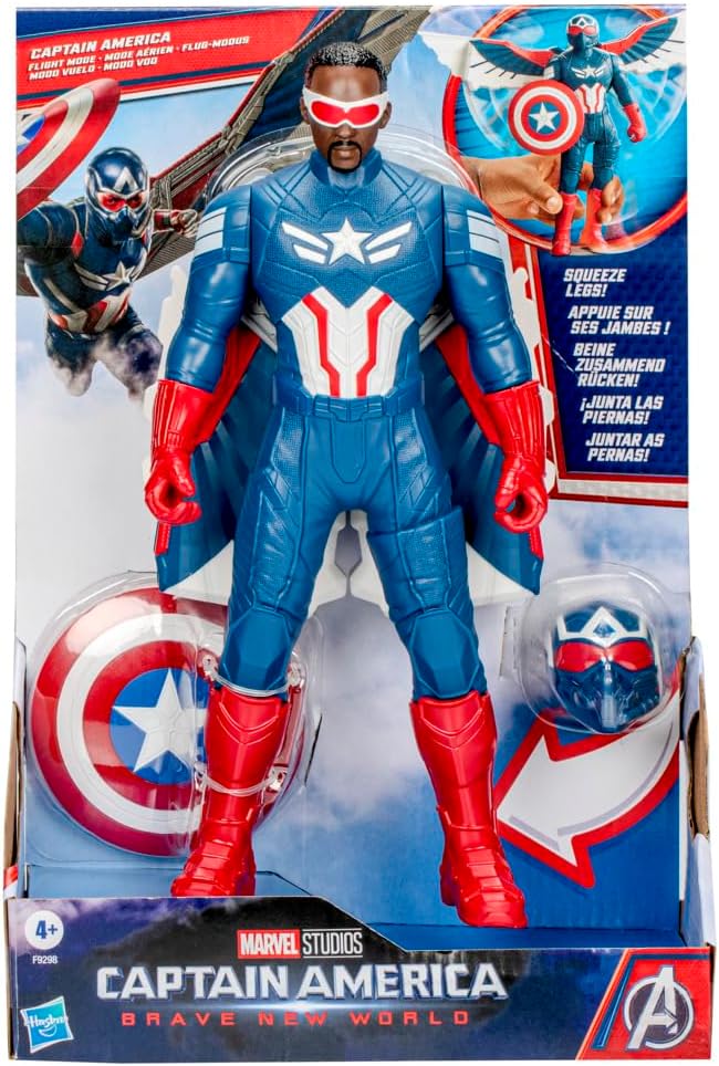 Hasbro Marvel's Captain America Flight Mode Action Figure