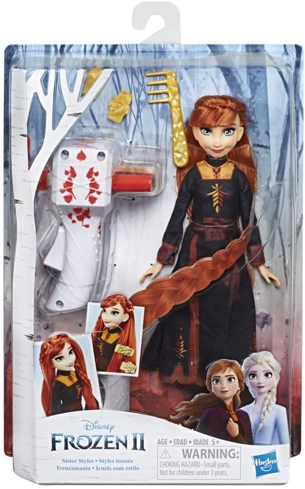 Hasbro Frozen II Sister Styles Anna Fashion Doll