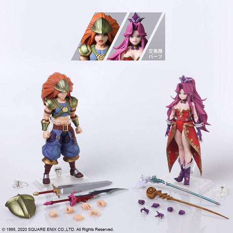 Square Enix Trials Of Mana - Bring Arts Action Figure: Duran & Angela