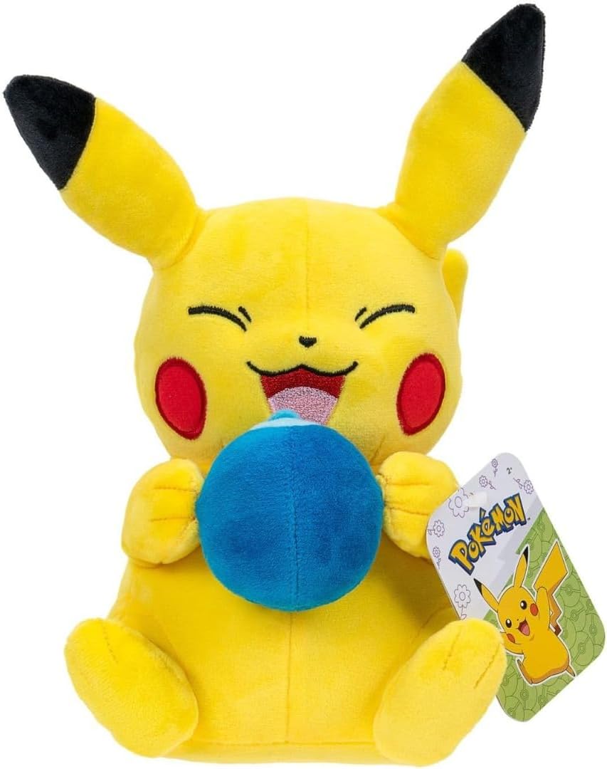 Pokemon 8" Pikachu Plush with Oran Berry