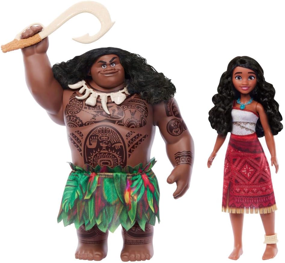 Mattel Disney Moana 2 Voyager 2 Doll Set - Moana & Maui Fashion Dolls
