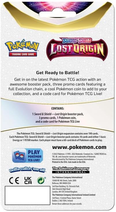 Pokemon TCG: Sword & Shield - Lost Origin Premium Checklane Blister Display (12pcs)