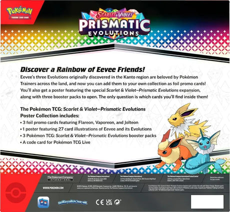 Pokemon TCG: Scarlet & Violet 8.5 - Prismatic Evolutions Poster Collection