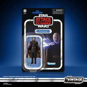 Star Wars: The Vintage Collection Attack of the Clones Count Dooku Action Figure