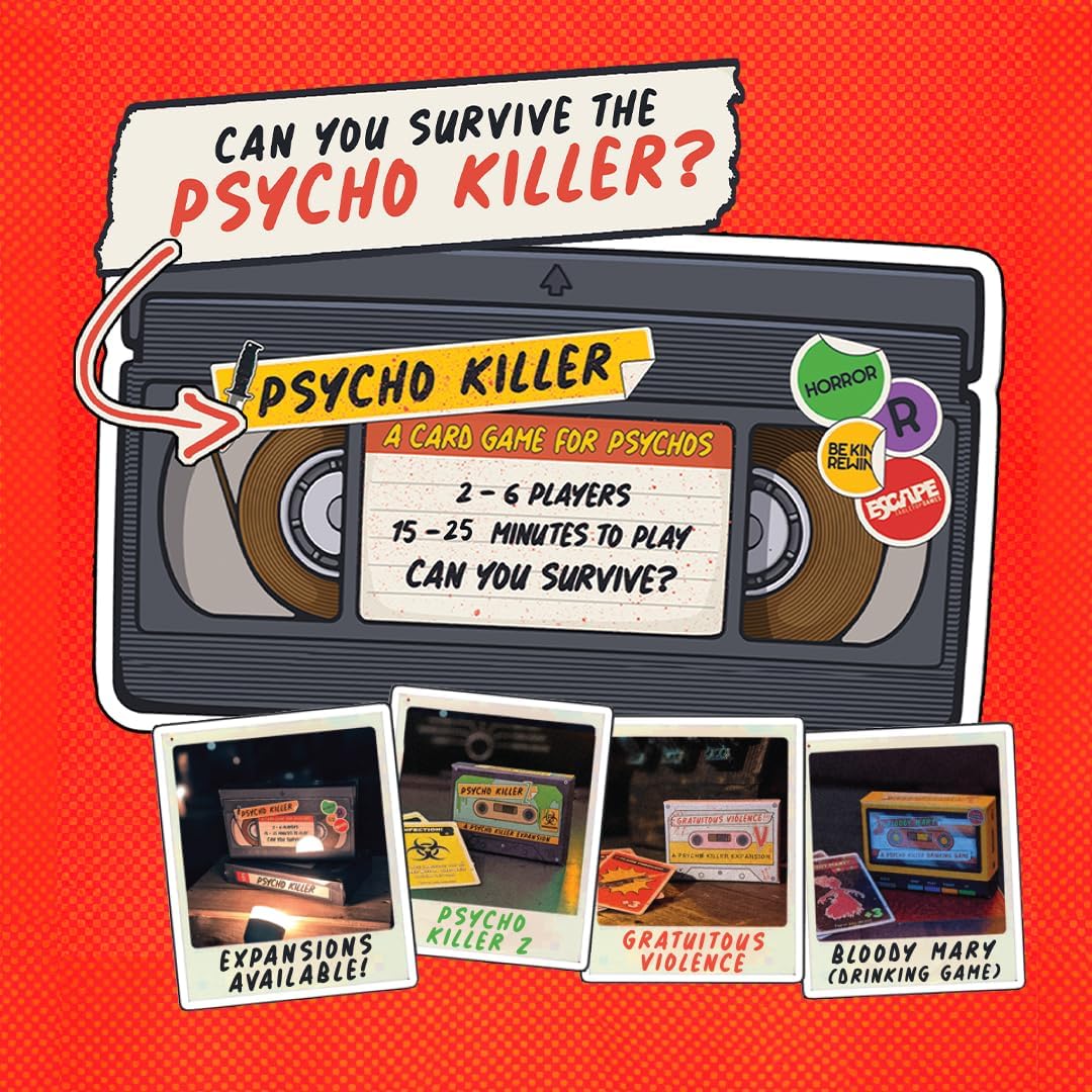 Psycho Killer A Card Game For Psychos