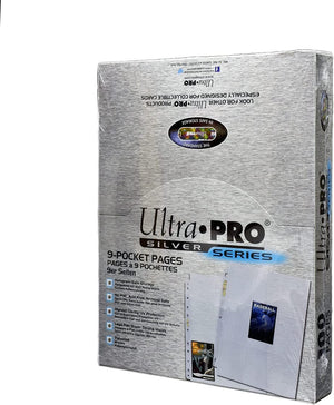 Ultra Pro Silver 9-Pocket Page (11-Holes Box 100)