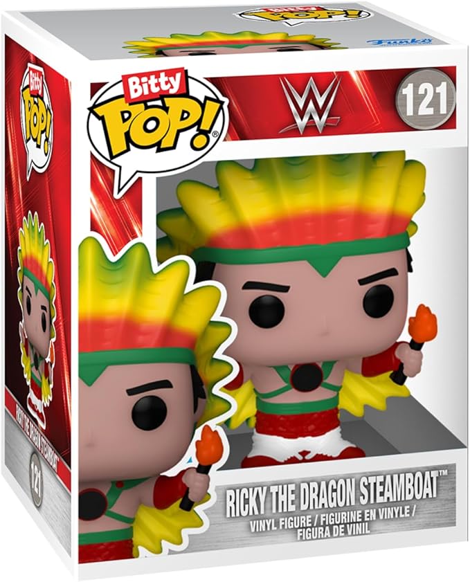 Bitty Pop! WWE: Dusty Rhodes 4-Pack Mini Vinyl Figure with Mystery