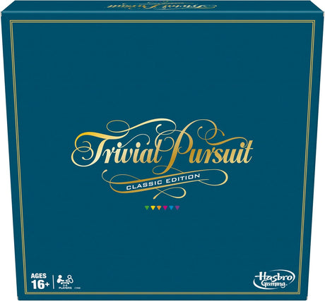 Hasbro Gaming: Trivial Pursuit Classic Edition Board Game