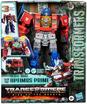 Transformers: Rise of The Beasts 10" Beast Mode Optimus Prime Action figure