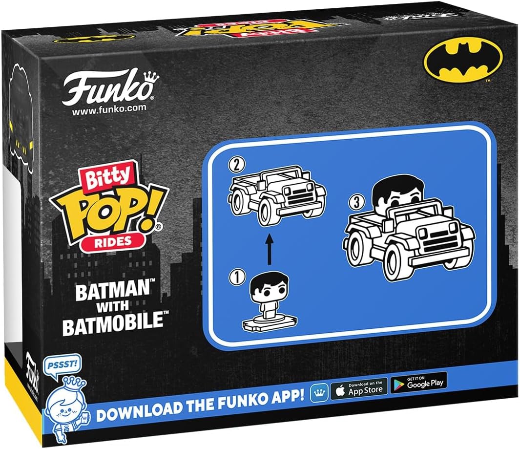 Funko Bitty Pop! Rides Batman with Batmobile