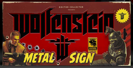 Wolfenstein "The New Colossus" Metal Sign