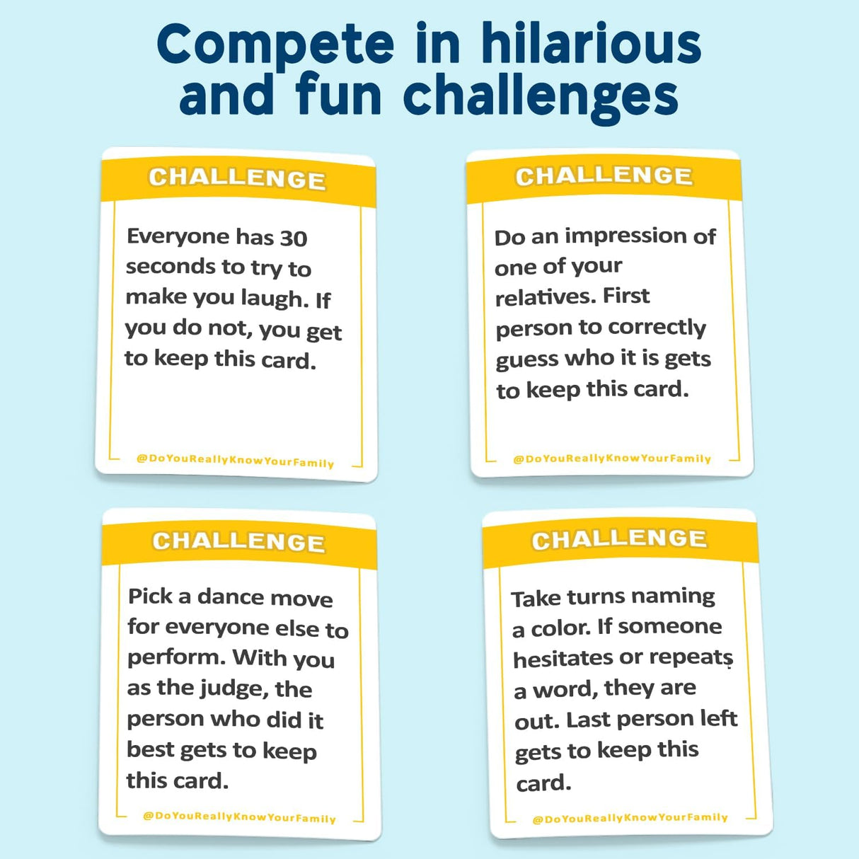 Do You Really Know Your Family? Board Game