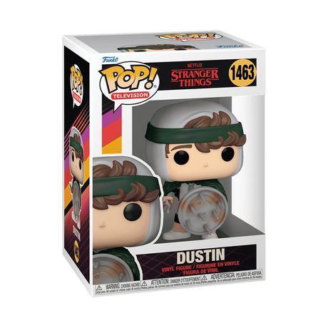 Funko POP! Television: Stranger Things - Dustin (with Shield) [1463 Vinyl Figure