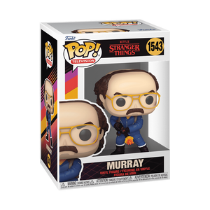 Funko Pop! Television: Stranger Things Season S3 - Murray Bauman [1543 Vinyl Figure