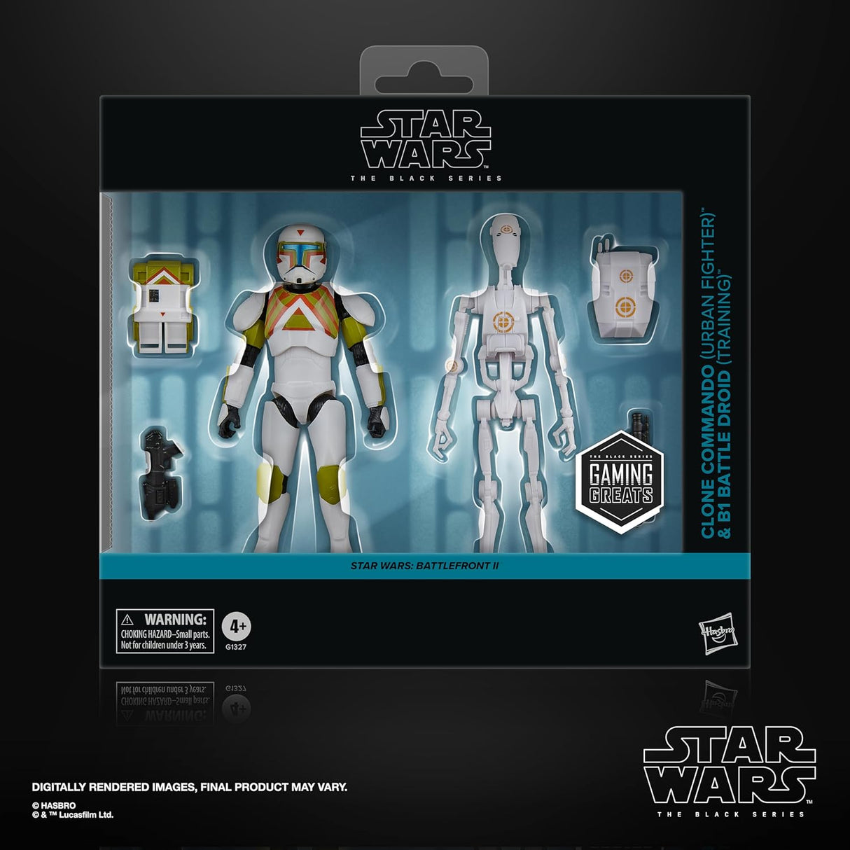 Star Wars The Black Series: Battlefront II - Clone Commando & B1 Battle Droid 2 Pack