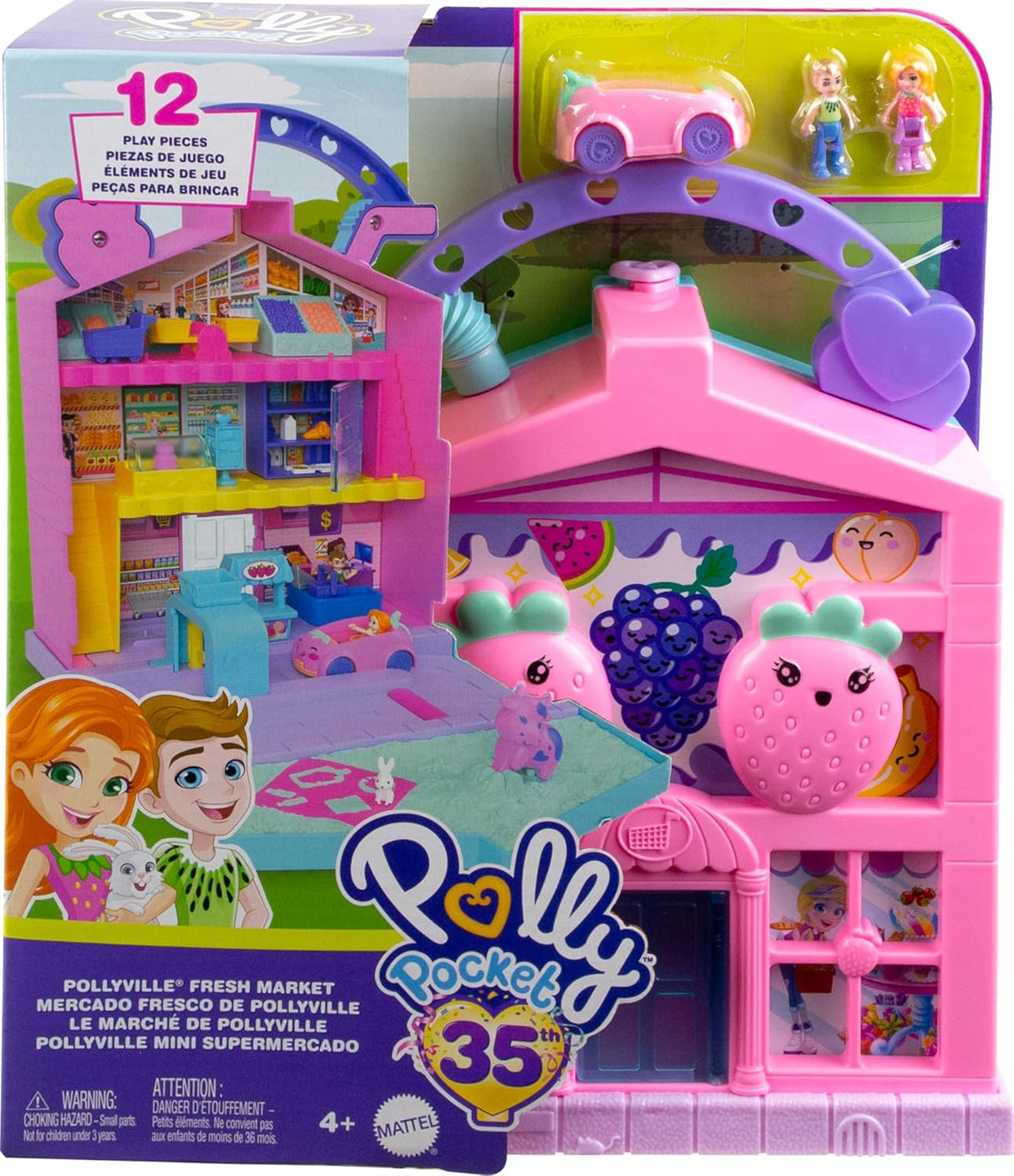 Polly Pocket: Pollyville Fresh Market Playset