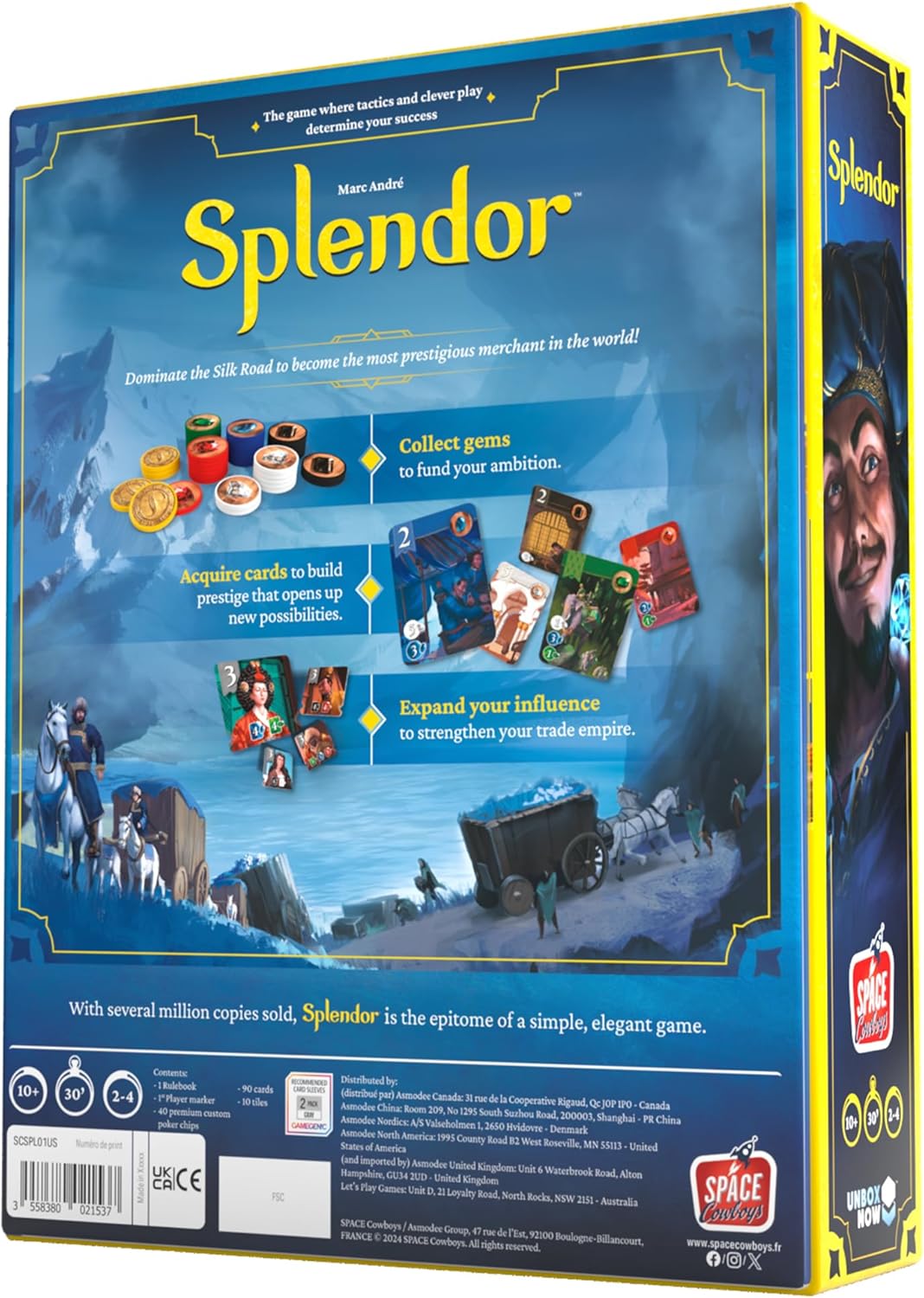 Splendor 1st Edition Splendor 2024 Edition Board Game UK - Gem Trading Game | TGC – TGC ...